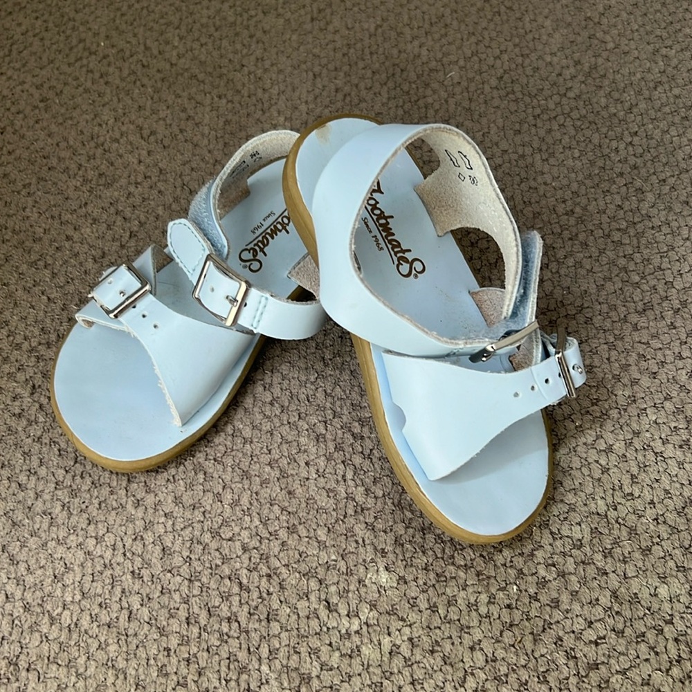 Baby Blue Footmates Sandals